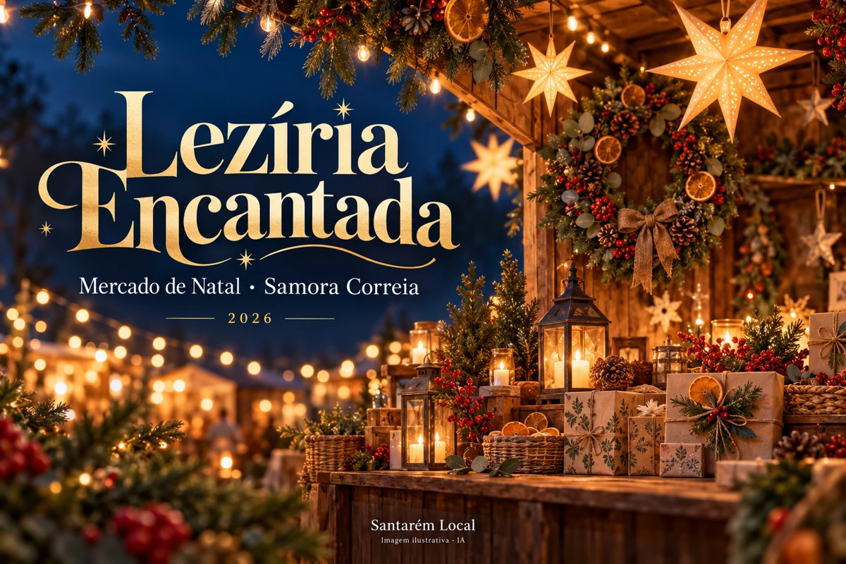 Lezíria Encantada — Mercado de Natal em Samora Correia 2026 — imagem ilustrativa