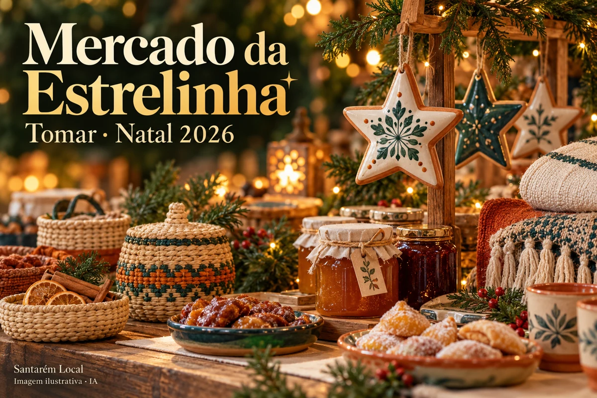 Mercado da Estrelinha — Natal em Tomar 2026 — imagem ilustrativa